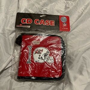 NFL Team Logo Red CD Case Tampa Bay